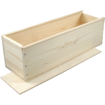 Houten  1-kist met schuifdeksel